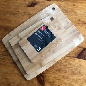 Set of 3 Bamboo Cutting/Serving Boards *New in Packaging!*